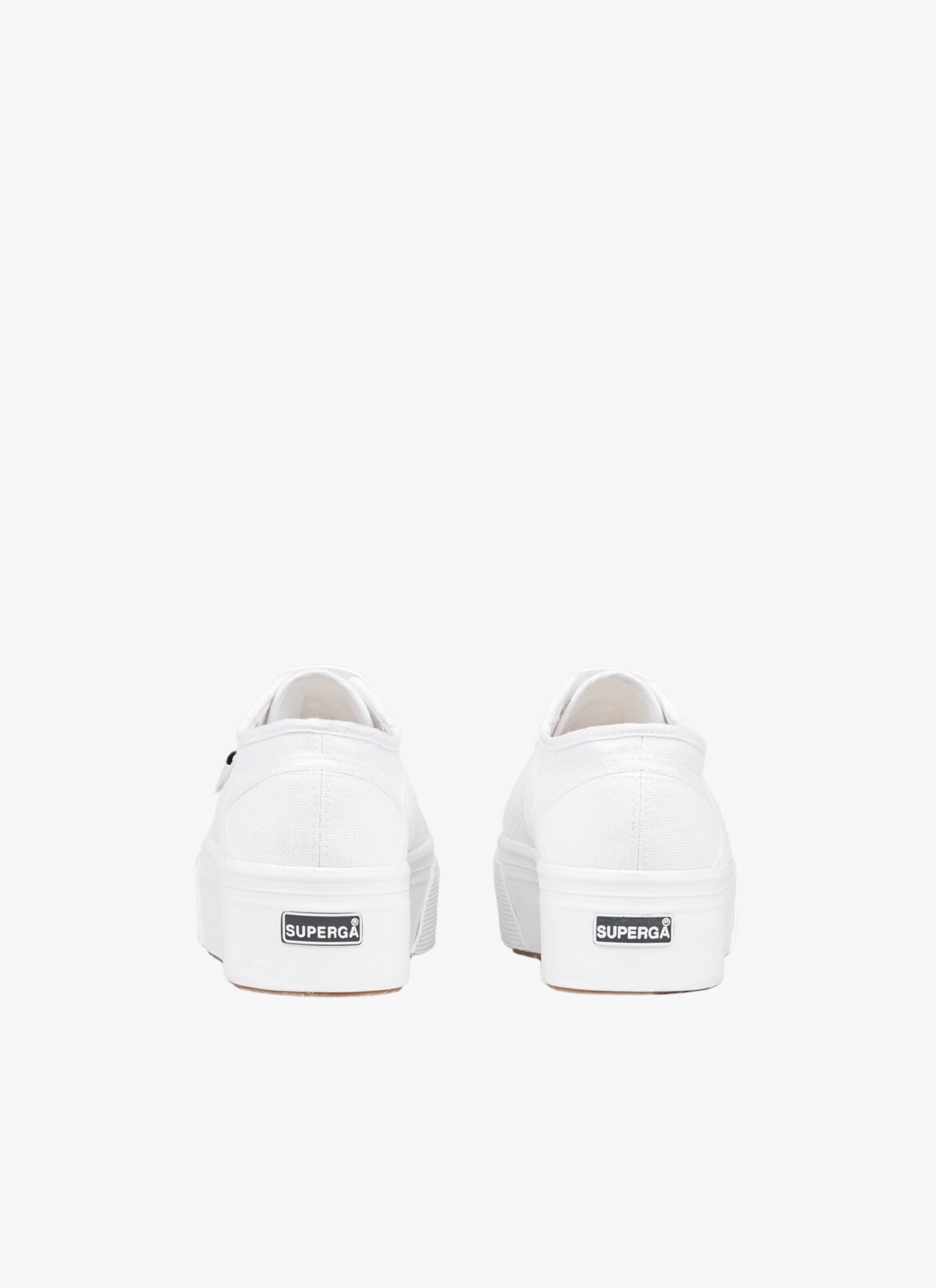 Superga platform sneakers in cotton ALAÏA OFF-WHITE SUPERGA PLATFORM SNEAKERS IN COTTON